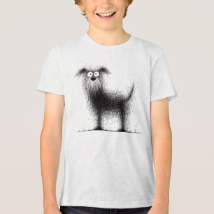 Shaggy dog - Scruffy Doodle Dog Tri-Blend Shirt
