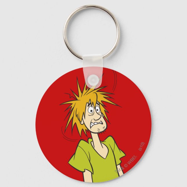 Shaggy Frightened Key Ring (Front)