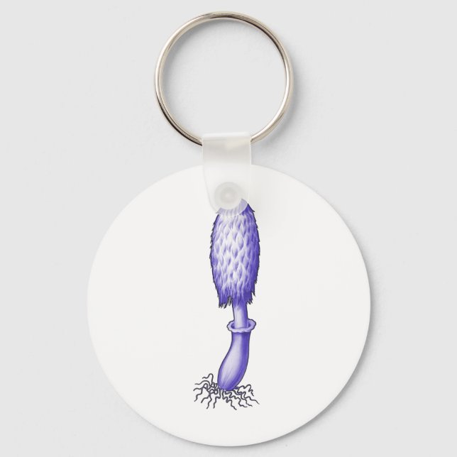 Shaggy Ink Cap Key Ring (Front)