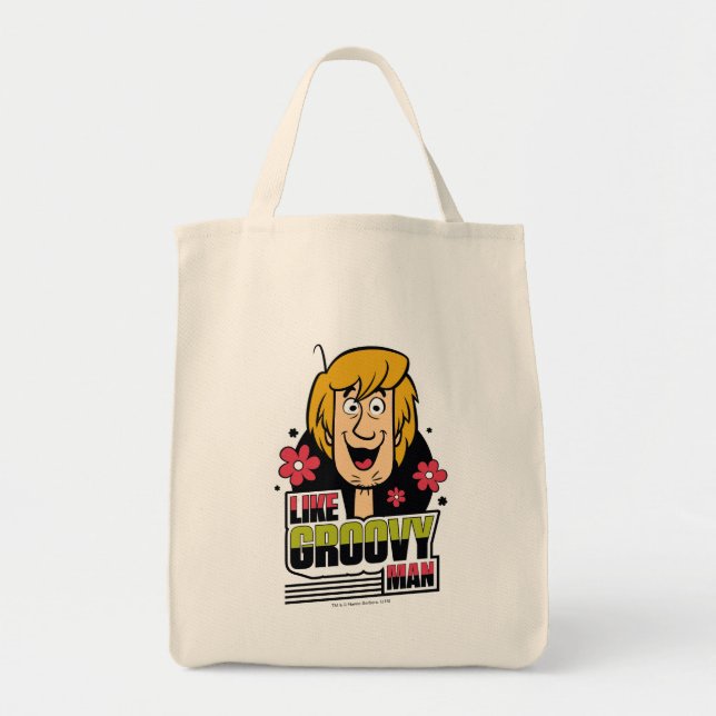 Shaggy "Like Groovy Man" Graphic Tote Bag (Front)