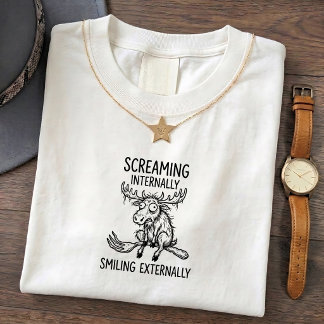 Shaggy Moose Funny T-Shirt Quote Tees