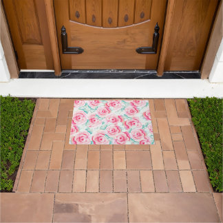 Shaggy Roses Doormat