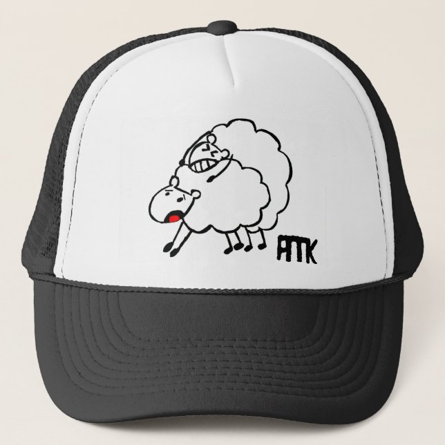 shaggy sheep ATK Trucker Hat (Front)
