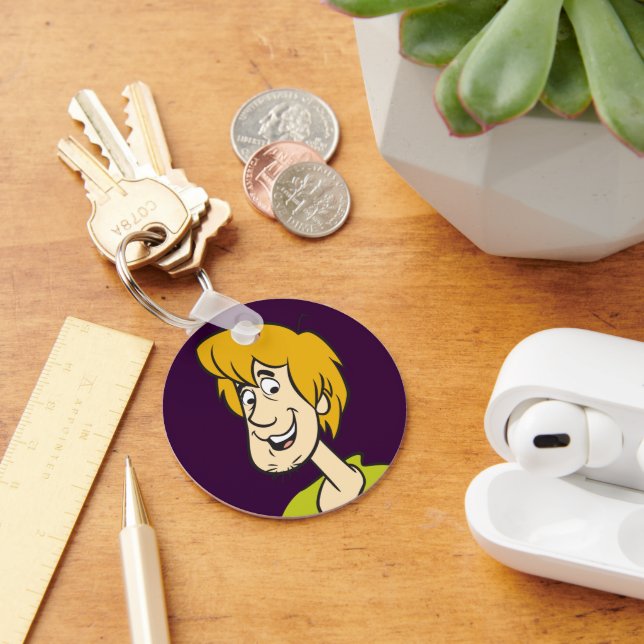 Shaggy Smiling Key Ring (Desk)