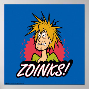 Shaggy "Zoinks!" Graphic Poster