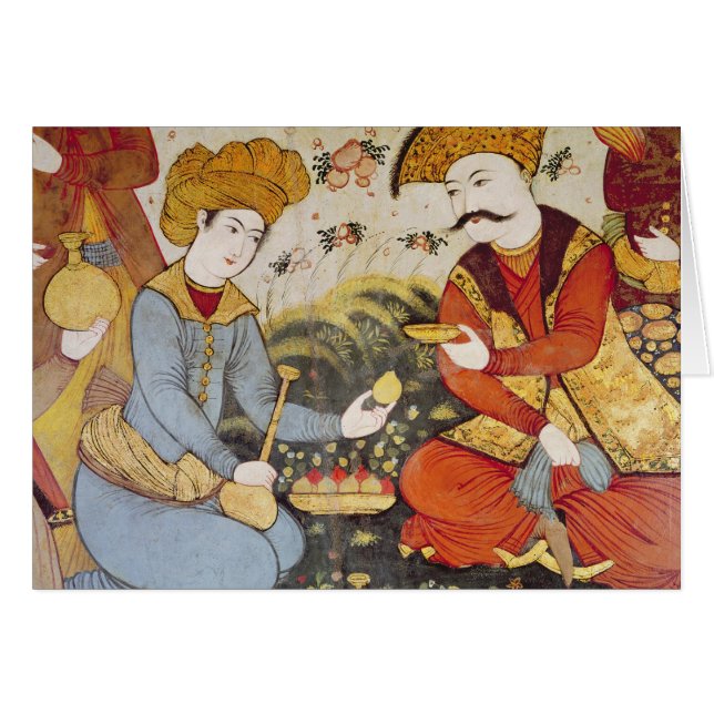 Shah Abbas I  and a Courtier (Front Horizontal)