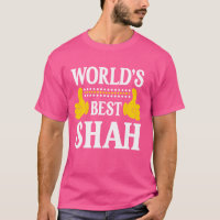 Shah Surname Funny Team Family Last Name World's B