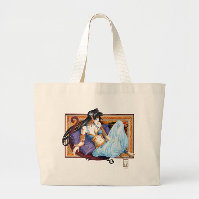 Shaharazade Genii Large Tote Bag (Front)