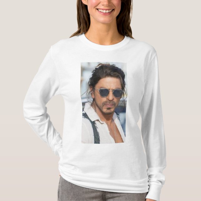 Shahruk khan women t-shirt fashion (Front)