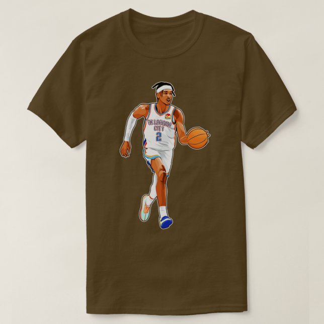 Shai Gilgeous Alexander 1 Handle T-Shirt (Design Front)