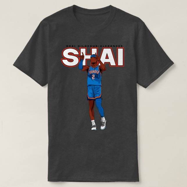 Shai GilgeousAlexander  4 T-Shirt (Design Front)