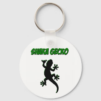 Shaka Gecko Keychain