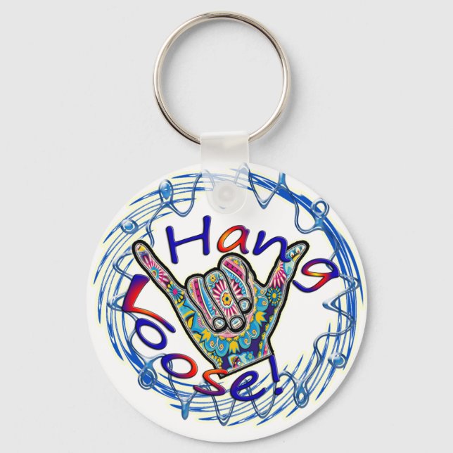 SHAKA! HANG LOOSE! KEY RING (Front)