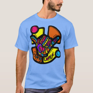 Shaka Hang Loose Surfing Surf Colourful Original A T-Shirt