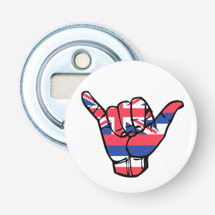 Shaka Hawaii Flag Bottle Opener