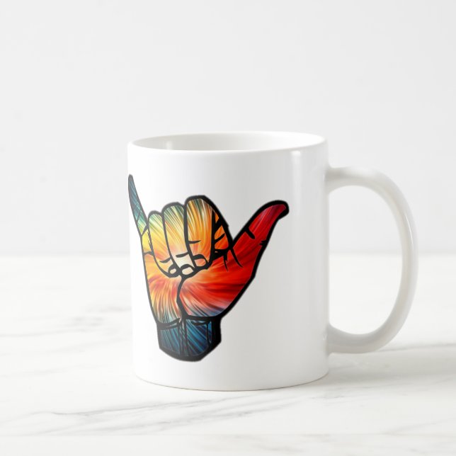 Shaka Rainbow Coffee Mug (Right)