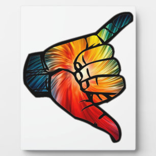 Shaka Rainbow Plaque