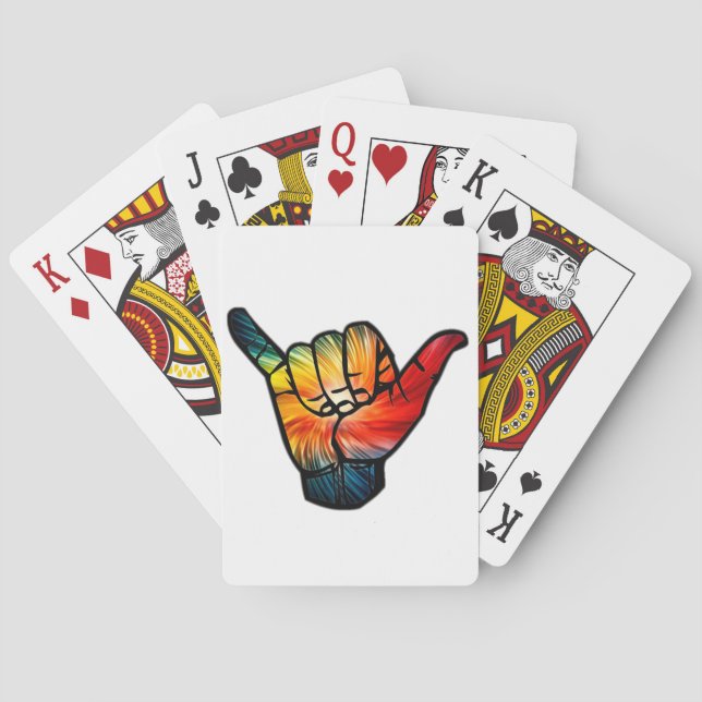 Shaka Rainbow Playing Cards (Back)