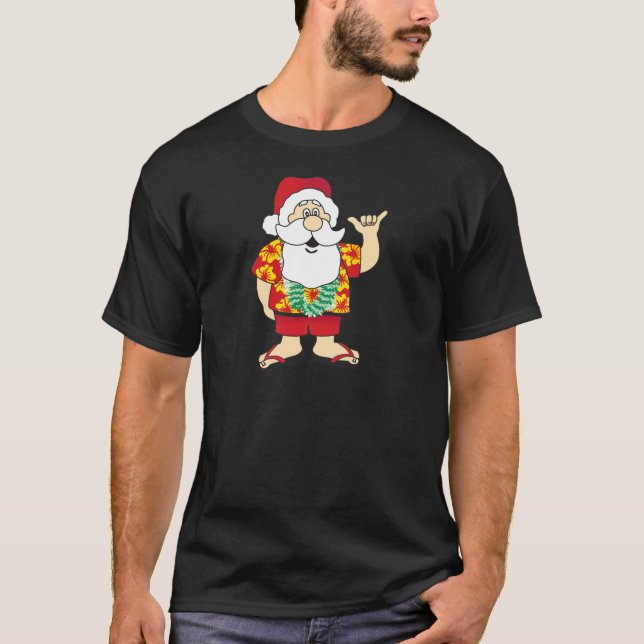 Shaka Santa T-Shirt (Front)