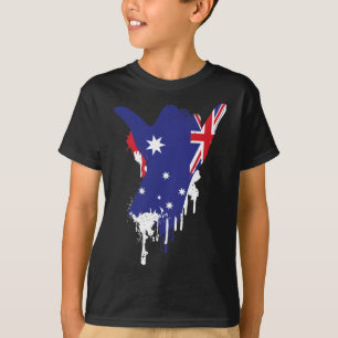 Shaka Sign Vintage Australian Flag - Surfing And S T-Shirt