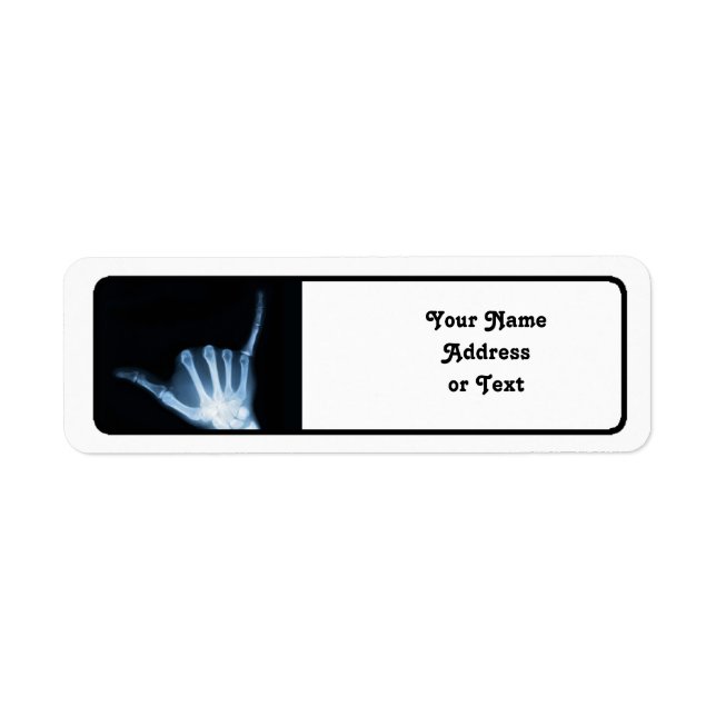 Shaka Sign X-Ray (Hang Loose) (Front)
