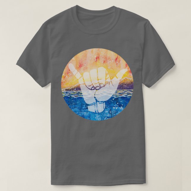 Shaka Sunset 1 T-Shirt (Design Front)