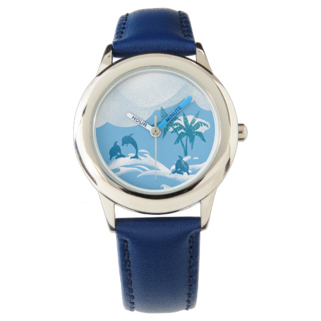 Shaka Surfing Tropical Goddess Watch (Front)