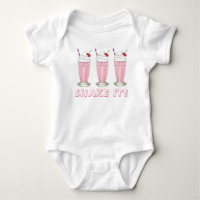 Shake It! Pink Strawberry Ice Cream Shop Milkshake