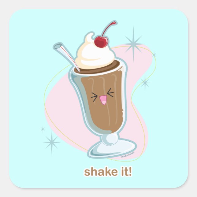 Shake It! Square Sticker (Front)