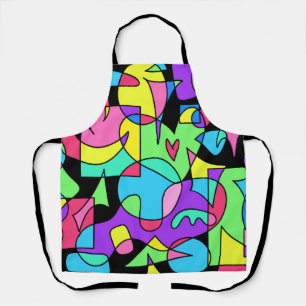 Shake It Up (on black) Apron