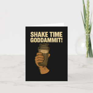 Shake Time - Funny Bodybuilding Gym – Protein Shak Card