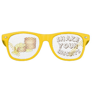 Shake Your Biscuits Funny Foodie Sausage Gravy Retro Sunglasses