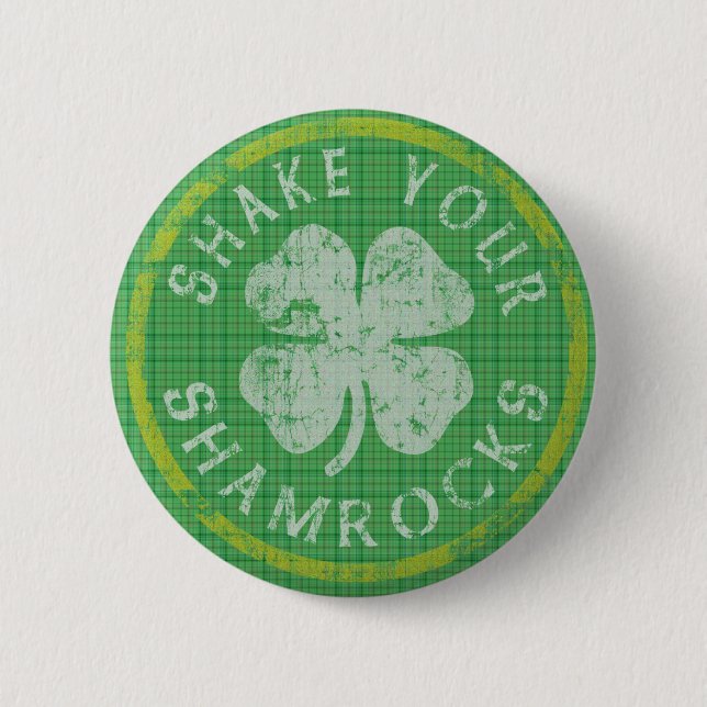 Shake Your Shamrocks Button (Front)