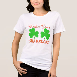Shake Your Shamrocks - Fun St. Patrick's Day Tri-Blend Shirt