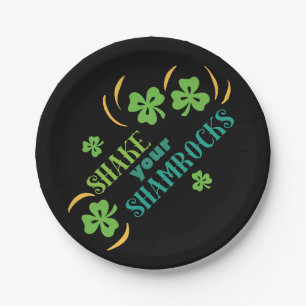 Shake Your Shamrocks Paper Plate