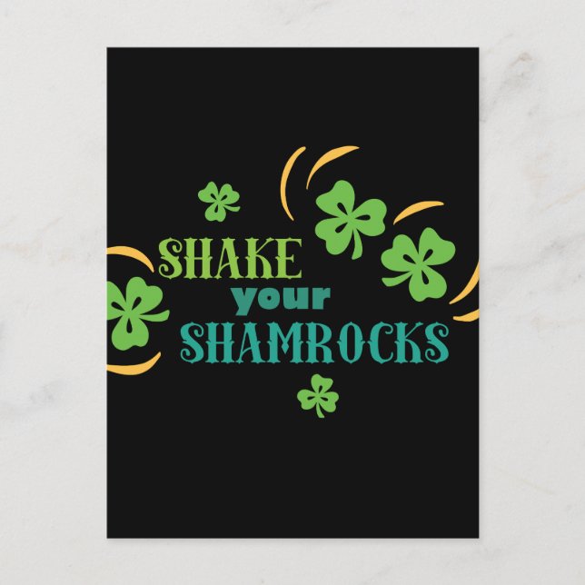 Shake Your Shamrocks Postcard (Front)