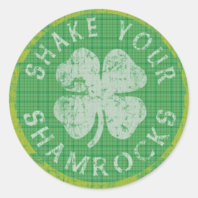 Shake Your Shamrocks Sticker (Front)