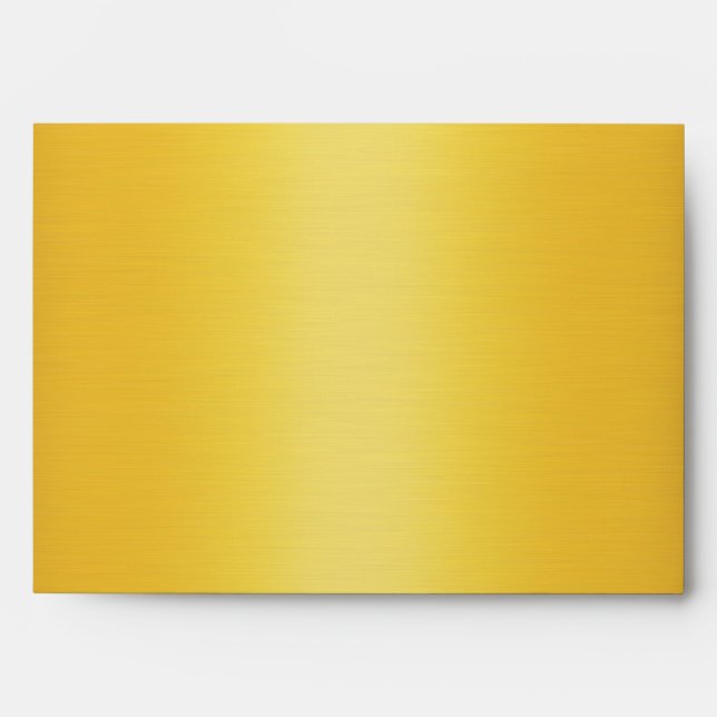 Shake your Tail Feathers Invite Envelope (gold) (Front)