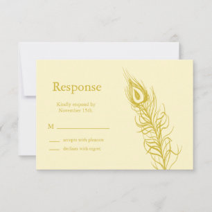 Shake your Tail Feathers RSVP (brown)