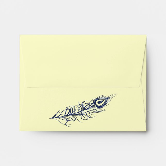 Shake your Tail Feathers RSVP Envelope (Back (Top Flap))