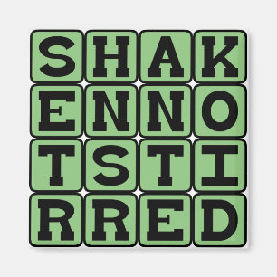 Shaken Not Stirred, Martini Preference Magnet