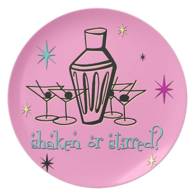Shaken or Stirred? Plate (Front)