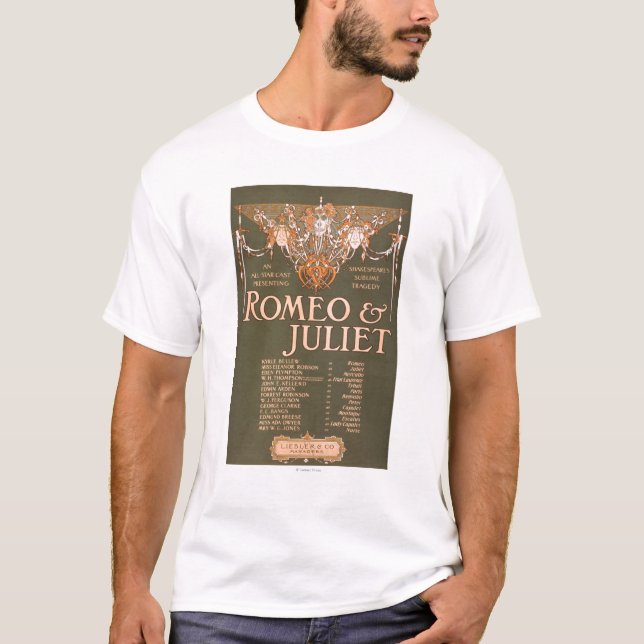 Shakepeare's Sublime Tragedy "Romeo & Juliet" T-Shirt (Front)