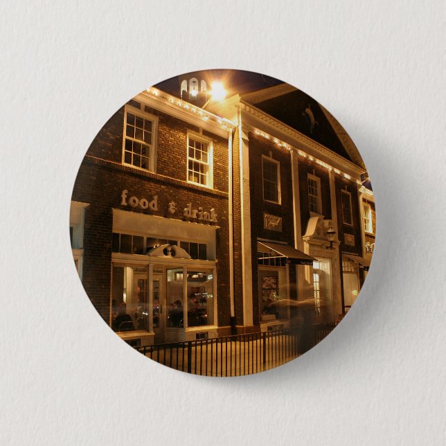 Shaker Square at Night - 1 6 Cm Round Badge (Front)