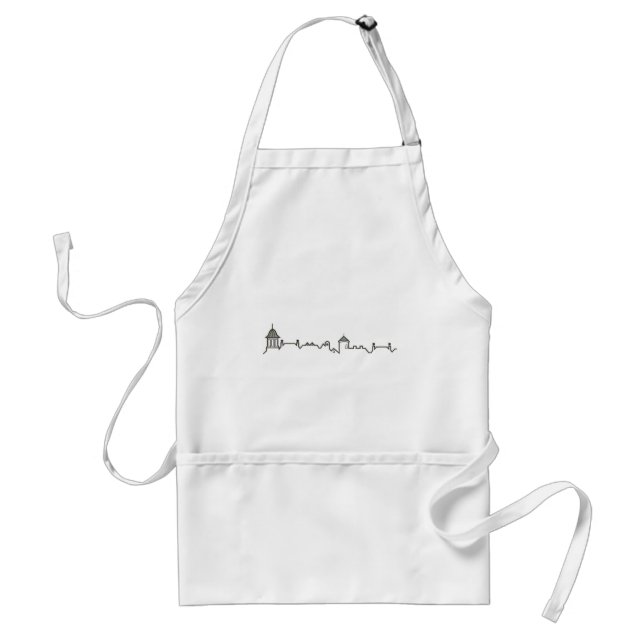 Shaker Square Standard Apron (Front)