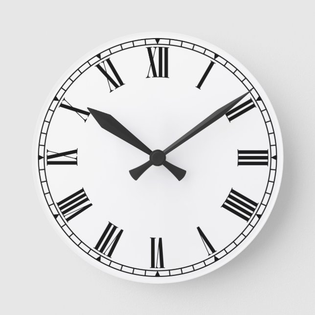 Shaker Style 01 Round Clock (Front)