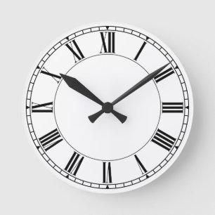 Shaker Style 02 Round Clock