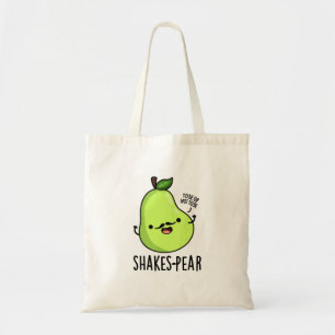 Shakes-pear Funny Pear Fruit Pun Tote Bag