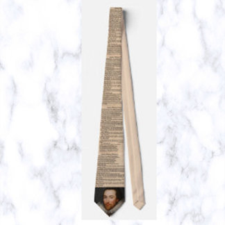 Shakespeare and Hamlet Tie