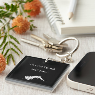Shakespeare "Bard Times" Funny Slogan Key Ring
